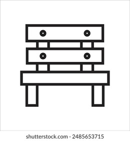 Vorlage der Symbollinie für die Vektorgrafik auf dem Prüfstand