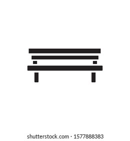 icono de vector de banco en fondo blanco