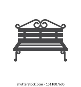 Bench vector icon, simple sign for web site and mobile app.