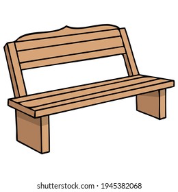 ilustración de vector de banco,
aislado en fondo blanco.vista superior