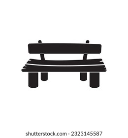 Benches, cartoon, seat, park icon