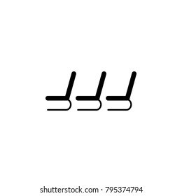 benches waiting icon. Element of airport icons. Premium quality graphic design icon. Signs, outline symbols collection icon for websites, web design, mobile app on white background