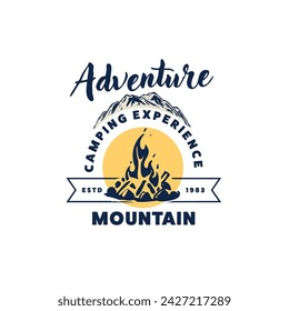 BENCHFIRE IN THE MOUNTAINS CAMPING EXPERIENCE PRESS