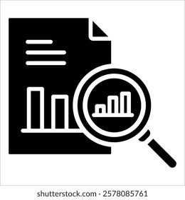 Benchmark Comparison Icon Element For Design