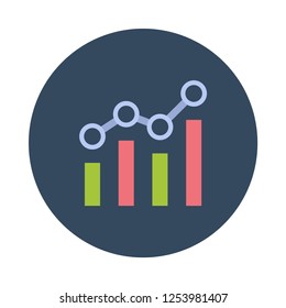 Benchmark flat icon. You can be used benchmark icon for several purposes like: websites, print templates, presentation templates, promotional materials, info-graphics, web and mobile phone apps.