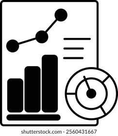 Benchmark Icon - Black Filled Style - Meritocracy Theme