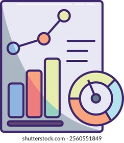 Benchmark Icon - Lineal Color Style - Meritocracy Theme