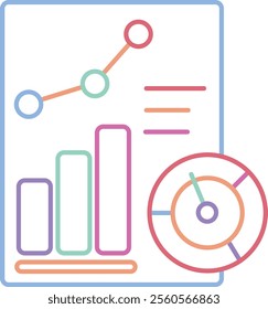 Benchmark Icon - Playful Line Style - Meritocracy Theme