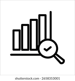 Iconos de referencia. Ilustración vectorial de icono de línea simple
