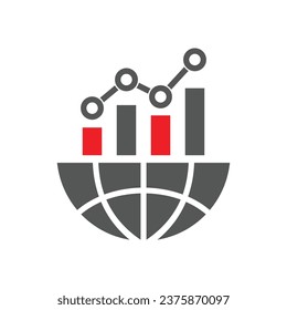 Benchmark measure icon. Dashboard rating vector illustration on isolated background. Progress service business concept. Editable Stroke. EPS 10