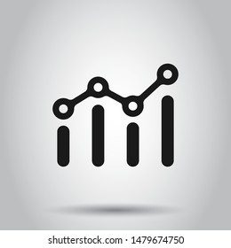 Benchmark measure icon in transparent style. Dashboard rating vector illustration on isolated background. Progress service business concept.