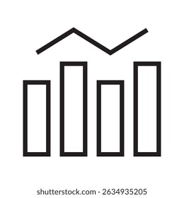 Benchmark size icon. Dashboard rating, service business progress. Benchmark icon.