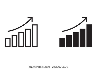 Benchmark size icon set. Dashboard rating, service business progress. Benchmark icon.
