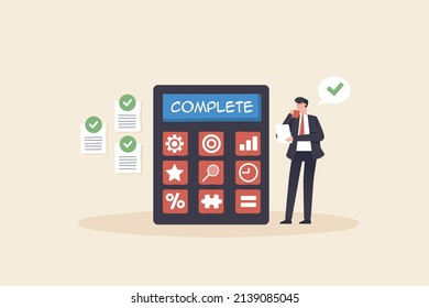 Benchmarking As Business Compare Tool For Improvement Concept. Performance, Quality And Cost Comparison To Competitor Companies Vector Illustration. Development Strategy, Plan And Method.