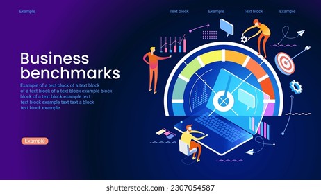 Benchmarking concept. Analysis of the effective functioning of the business. The idea of development and improvement of business. Business risk testing. Compare quality with competitors. 