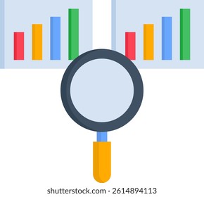 Benchmarking Icon Flat Vector Illustration