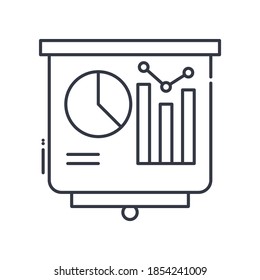 Benchmarking Icon, Linear Isolated Illustration, Thin Line Vector, Web Design Sign, Outline Concept Symbol With Editable Stroke On White Background.