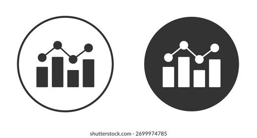 Benchmarking icon logo design illustration template. Solid Style
