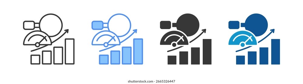 Benchmarking Icon Set Multiple Style Collection