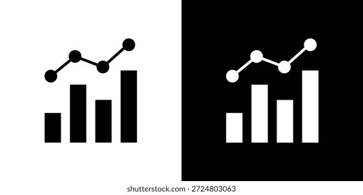 Benchmarking icon silhouette vector flat illustration design pack.