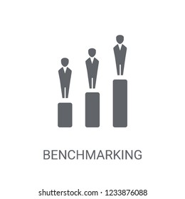 Benchmarking icon. Trendy Benchmarking logo concept on white background from Human Resources collection