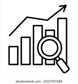 Benchmarking Outline Icon Vector Illustration