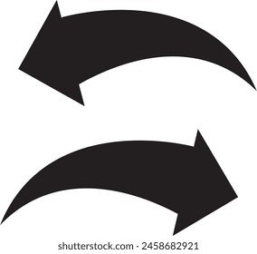 To bend arrow icon design eps10