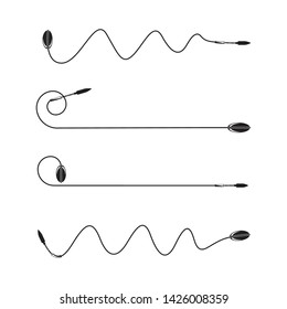 bend arrows and bows element set