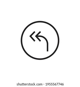 Bend icon design. vector illustration