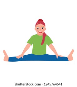 bend pose flat icon design, yoga pose 