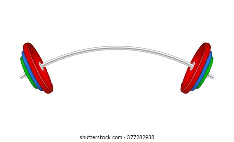 Bended barbell 