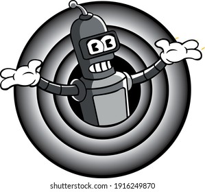 bender illustration for t-shirts, mugs or any type of garment