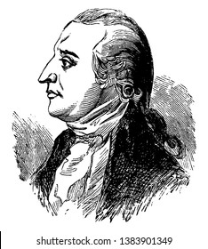 Benedict Arnold, 1741-1801, he was a general during the American revolutionary war who betrayed his country to Britain, vintage line drawing or engraving illustration