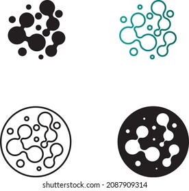 Beneficial bacterias for human health and beauty , vector illustration