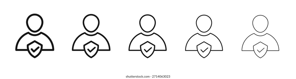 Diseño del icono del beneficiario, logotipo, App, interfaz de usuario. Ilustración vectorial, EPS