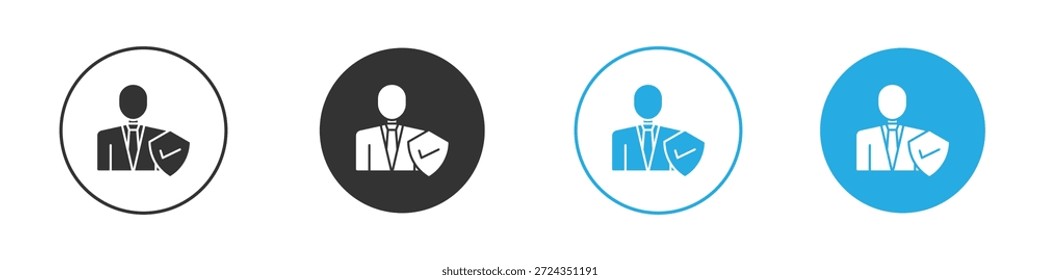 Beneficiary icons design element. vector illustration on white background.