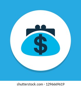 Benefit icon colored symbol. Premium quality isolated earnings element in trendy style.