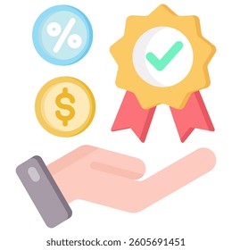 Benefit Icon Element For Design