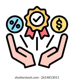 Benefit Icon Element For Design
