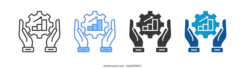Conjunto de ícones de benefício Coleção de vários estilos
