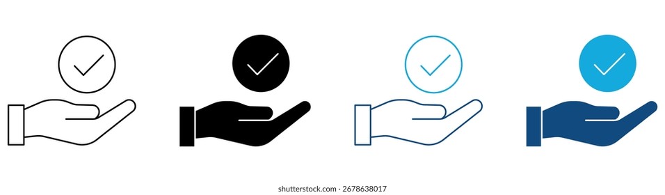 Conjunto de ícones de benefícios, ilustração de vetor .