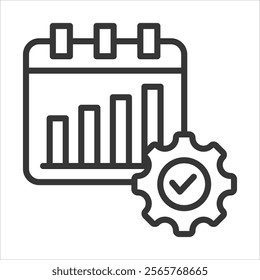 Benefit Icon Vector Illustration Outline Style
