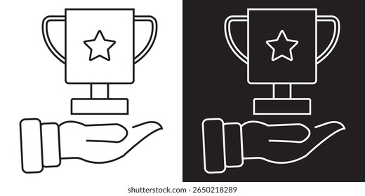 Iconos de beneficios. Ilustración vectorial. EPS 10 AI