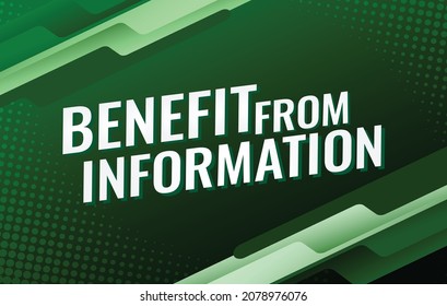 aprovechar el concepto de información ilustración vectorial con estilo 3d futurista verde moderno para la plantilla de la página de inicio ui aplicación móvil afiche pancarta volante fondo tarjeta de regalo etiqueta de papel tapiz