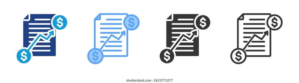 Benefit Planning icon set multiple style collection
