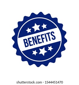 Benefit Stamp Template Solid Color