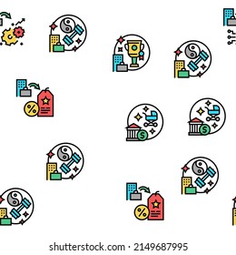 Ventajas Para La Ilustración De Línea Delgada De Patrón Sin Maravilla Del Vector De Negocios