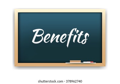 Benefits Chalkboard