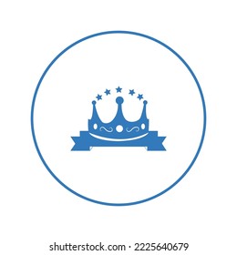 Benefits favorite queen crown icon | Circle version icon |