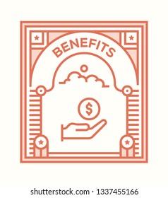 BENEFITS ICON CONCEPT